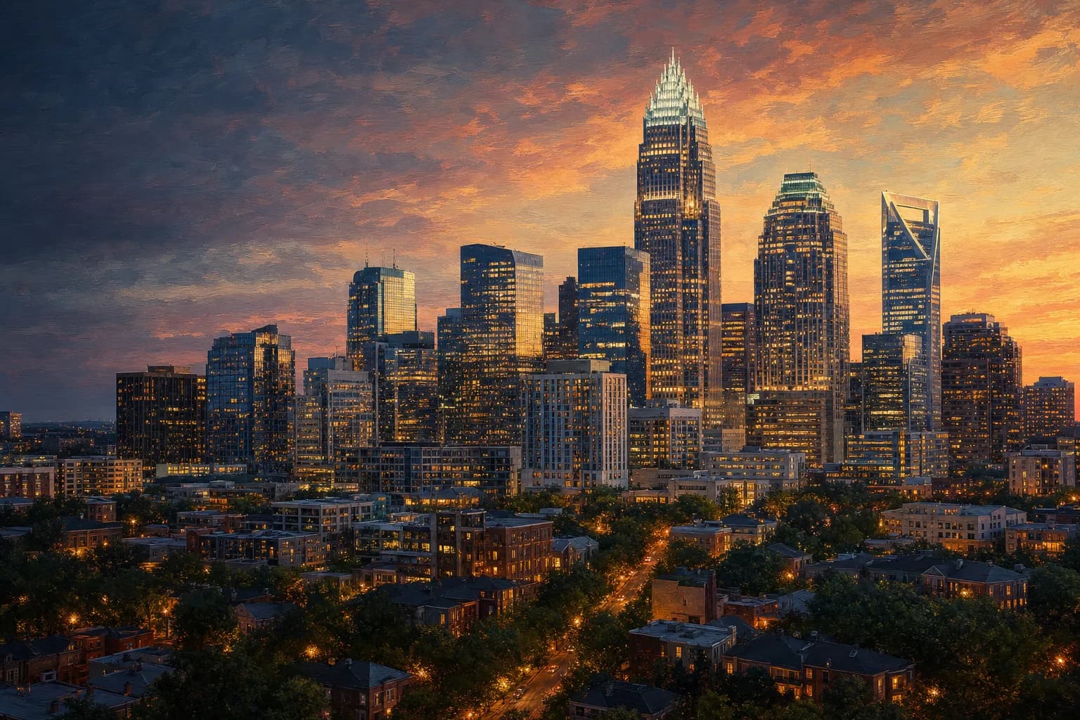 Charlotte, NC skyline