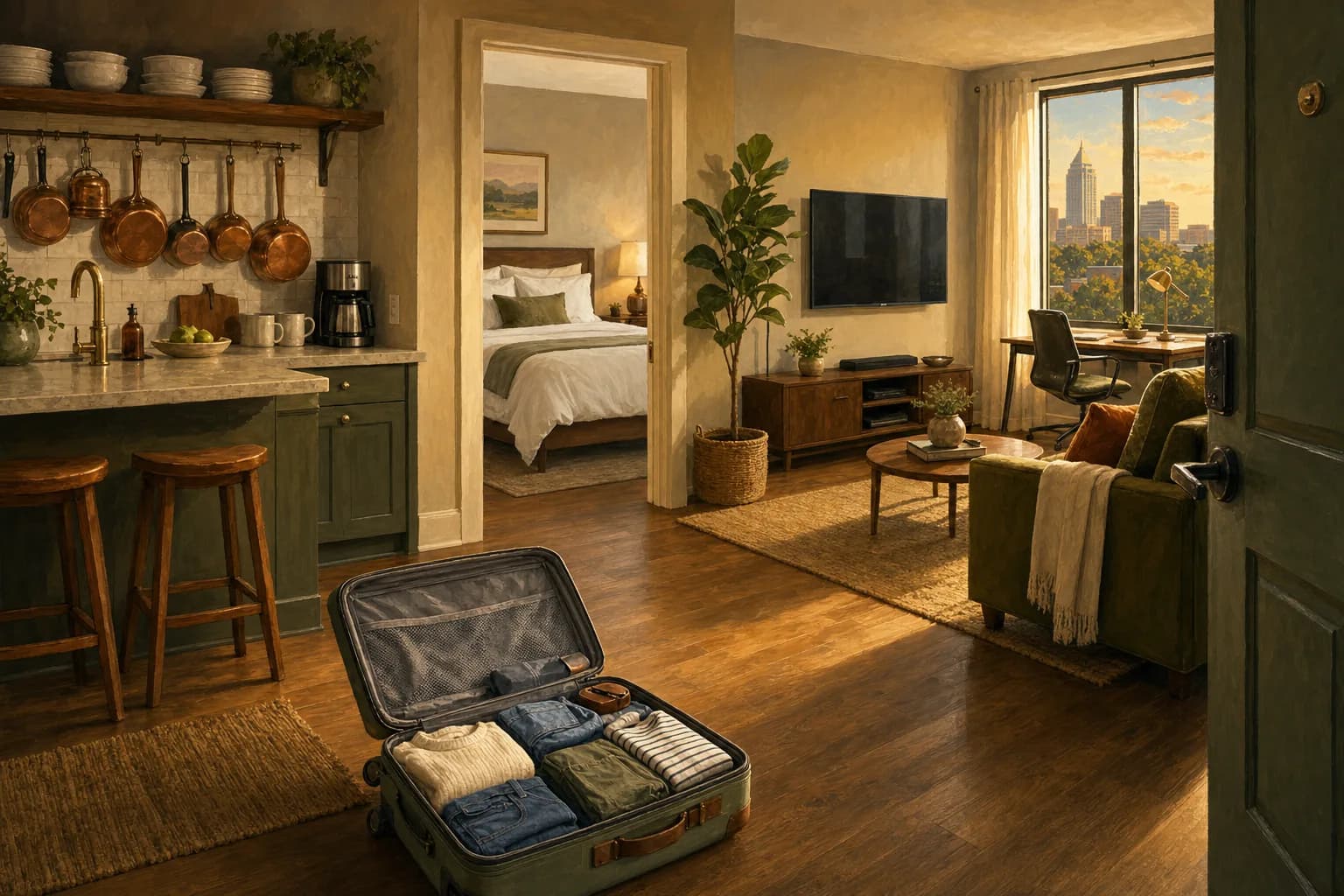 What Does a Fully Furnished Apartment Include? (And What to Pack)