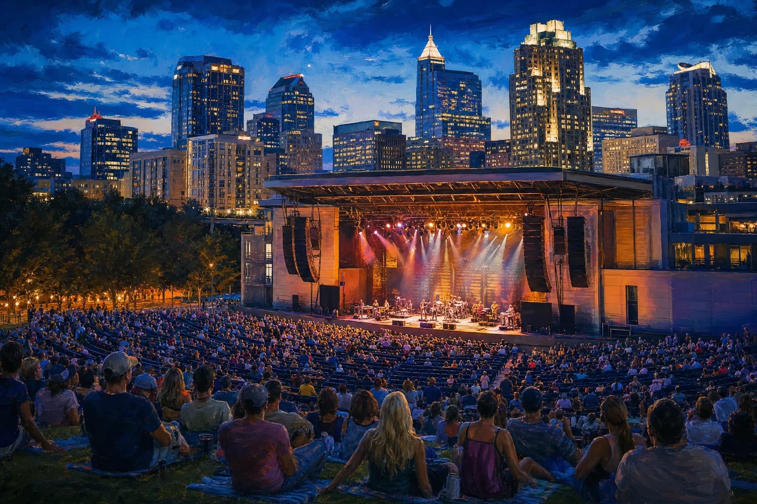 Where to stay near Red Hat Amphitheater