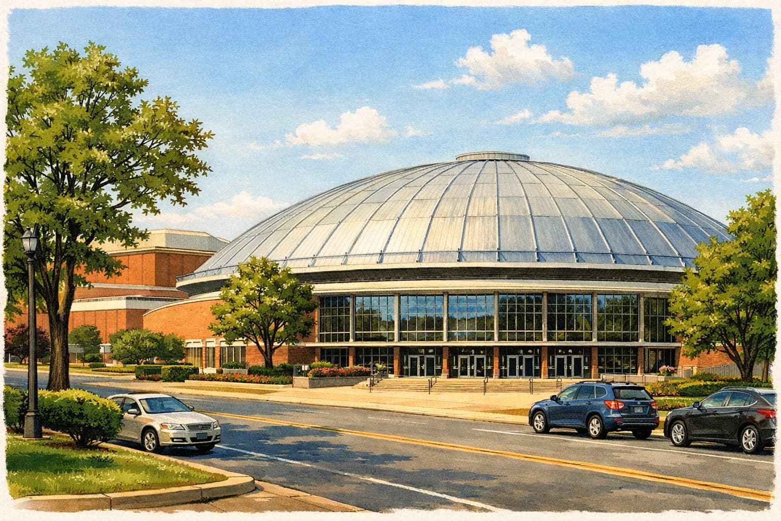 Bojangles Coliseum near Ovens Auditorium