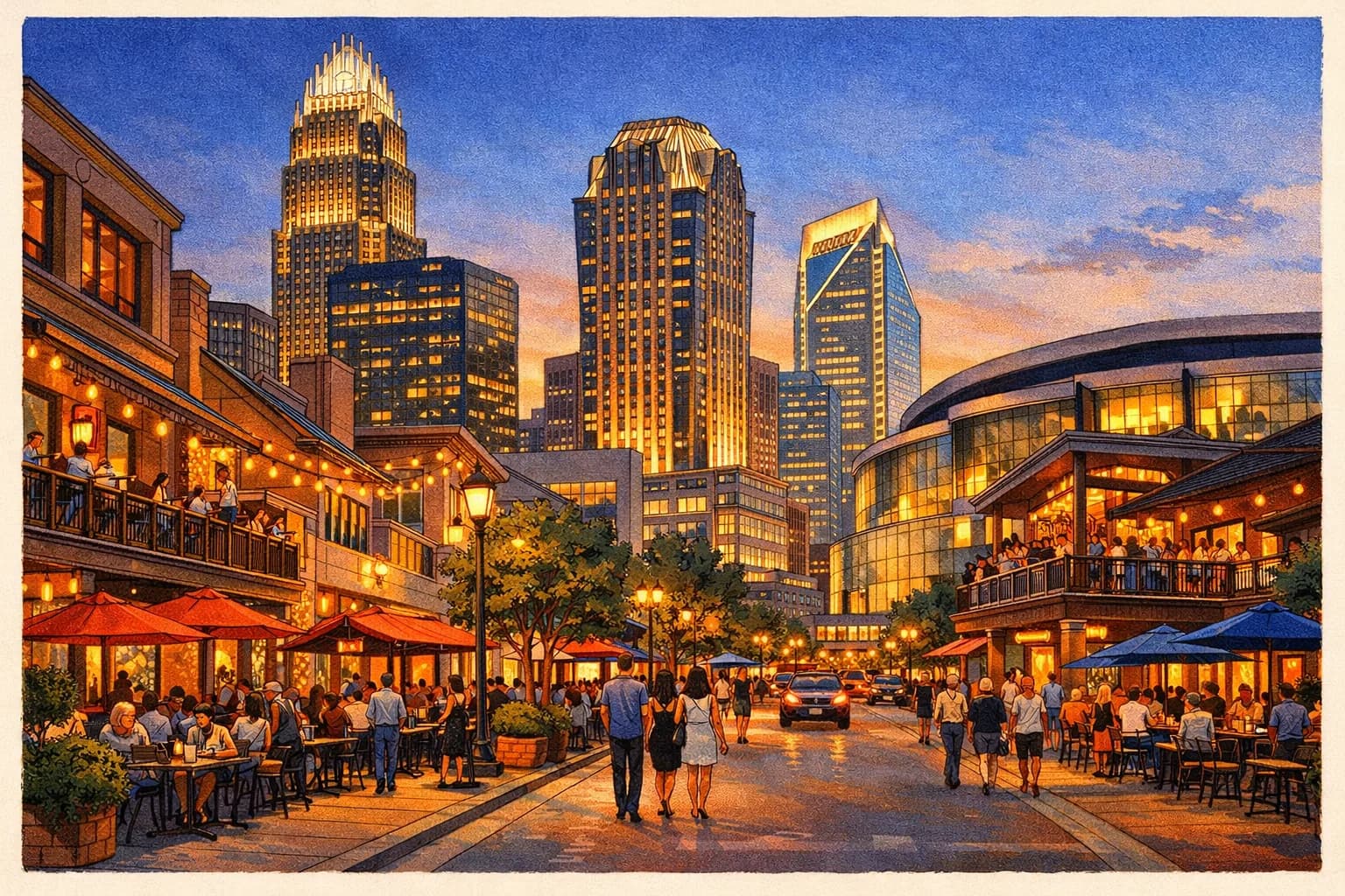 EpiCentre & Uptown nightlife near Charlotte Convention Center