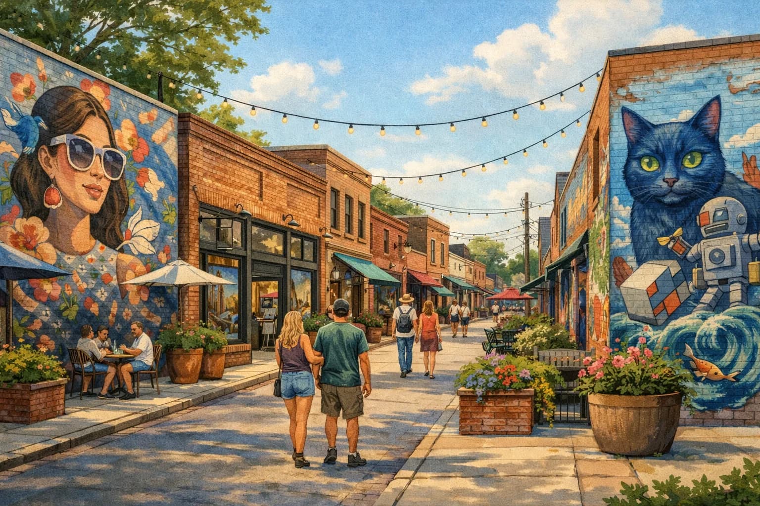 Galleries & murals near Neighborhood Theatre