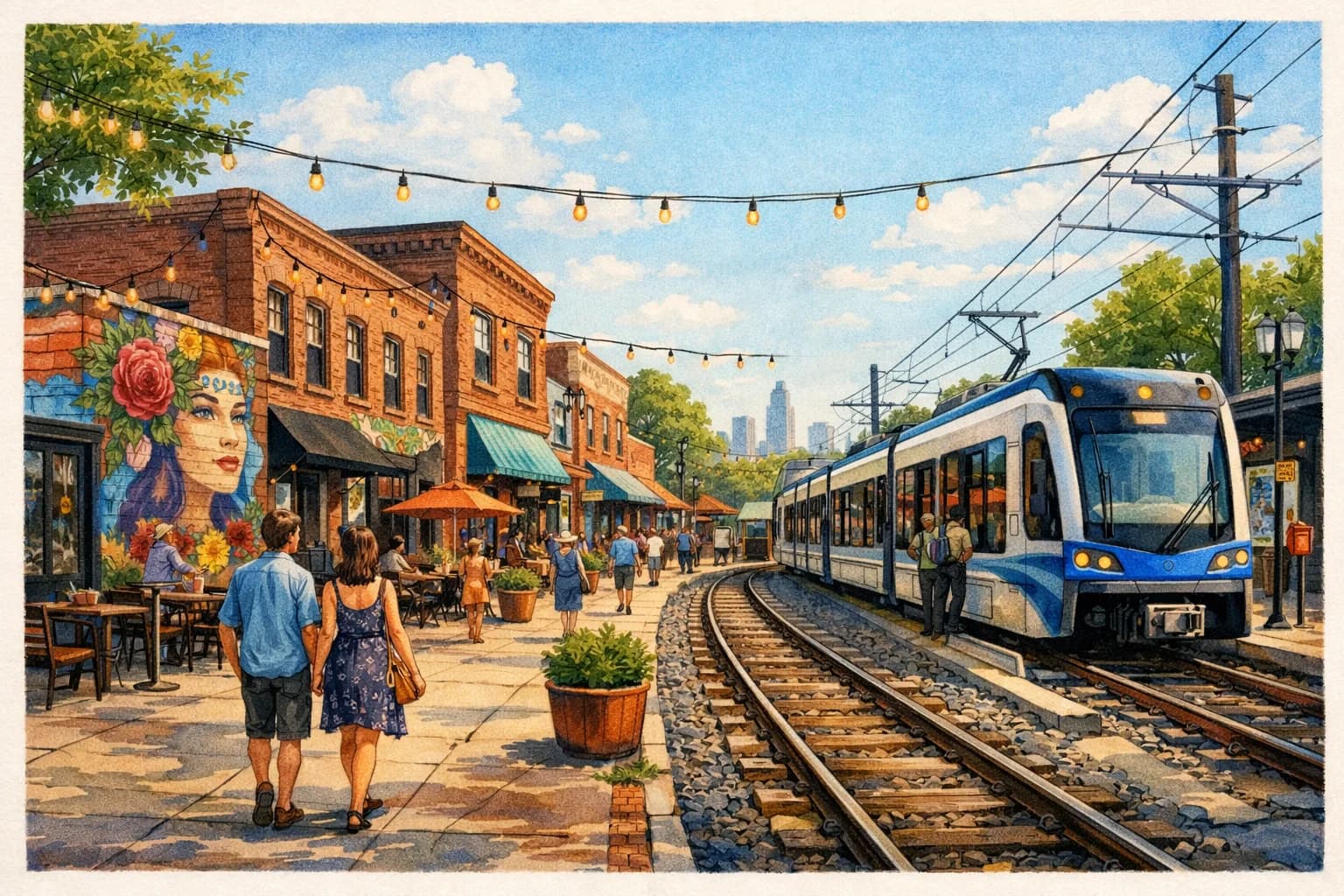 NoDa arts district near Jerry Richardson Stadium