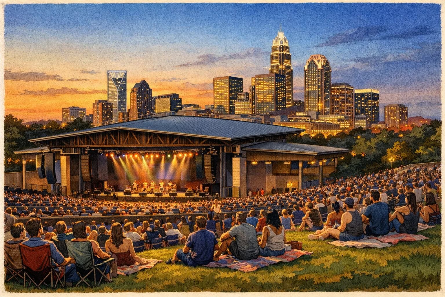 Skyla Amphitheatre near The Fillmore Charlotte
