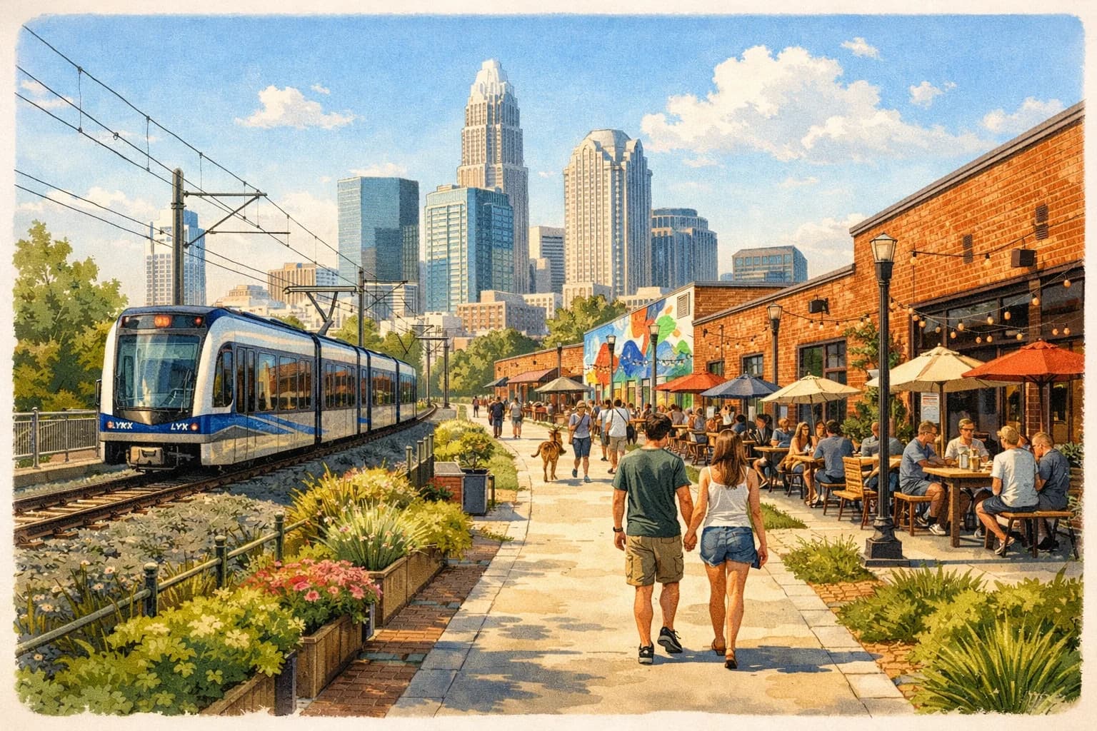 South End brewery district near Bank of America Stadium