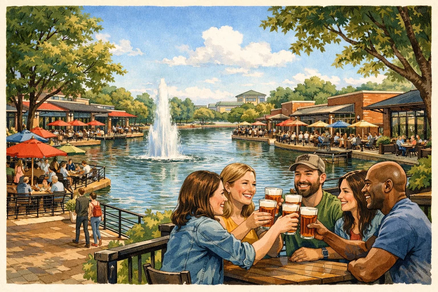 University City dining & breweries near Jerry Richardson Stadium