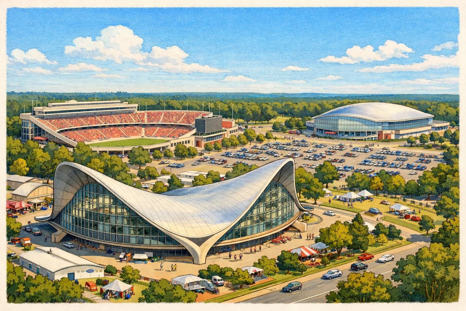 Carter-Finley & Lenovo Center near Dorton Arena