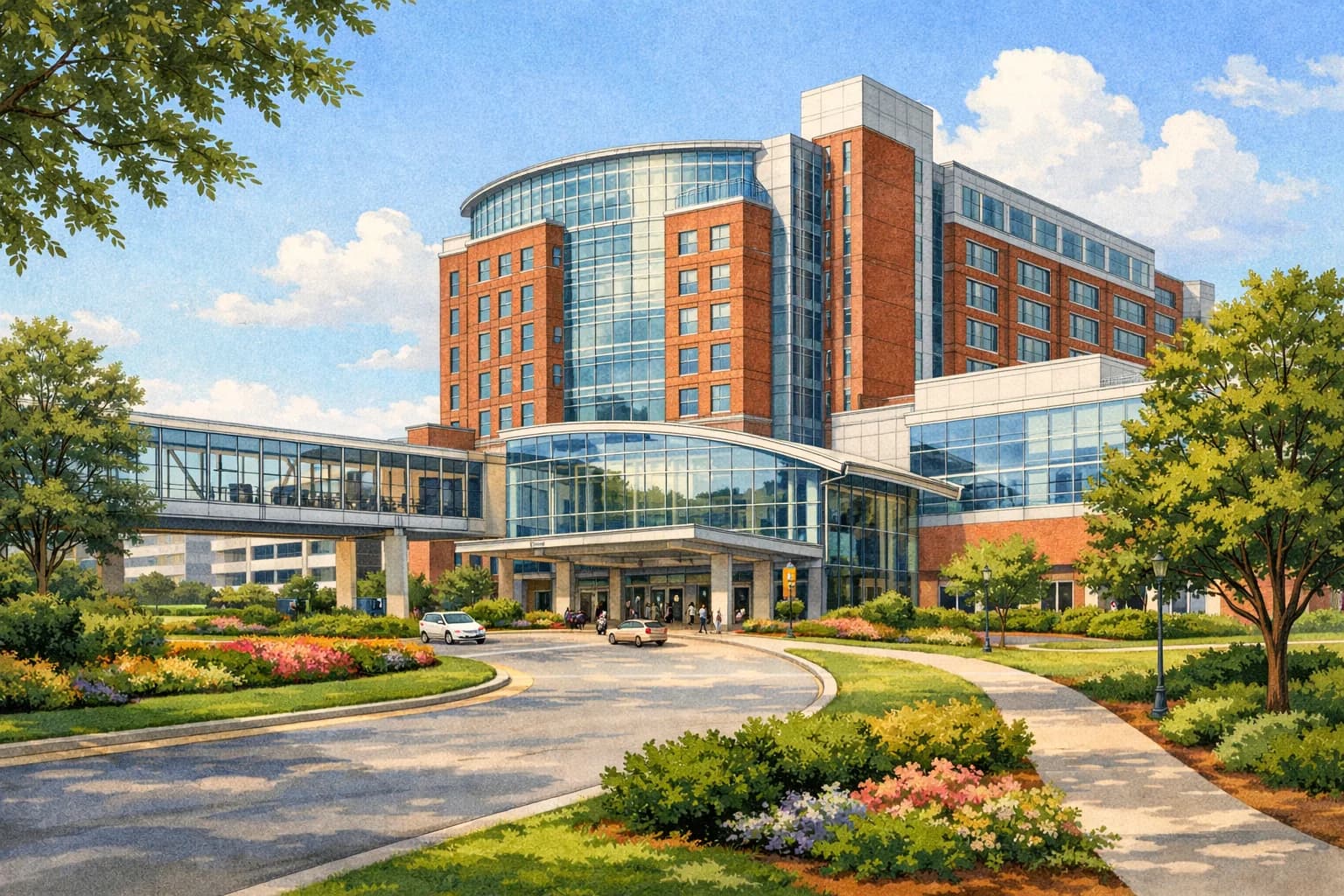 The WakeMed Raleigh Campus near WakeMed Raleigh Campus