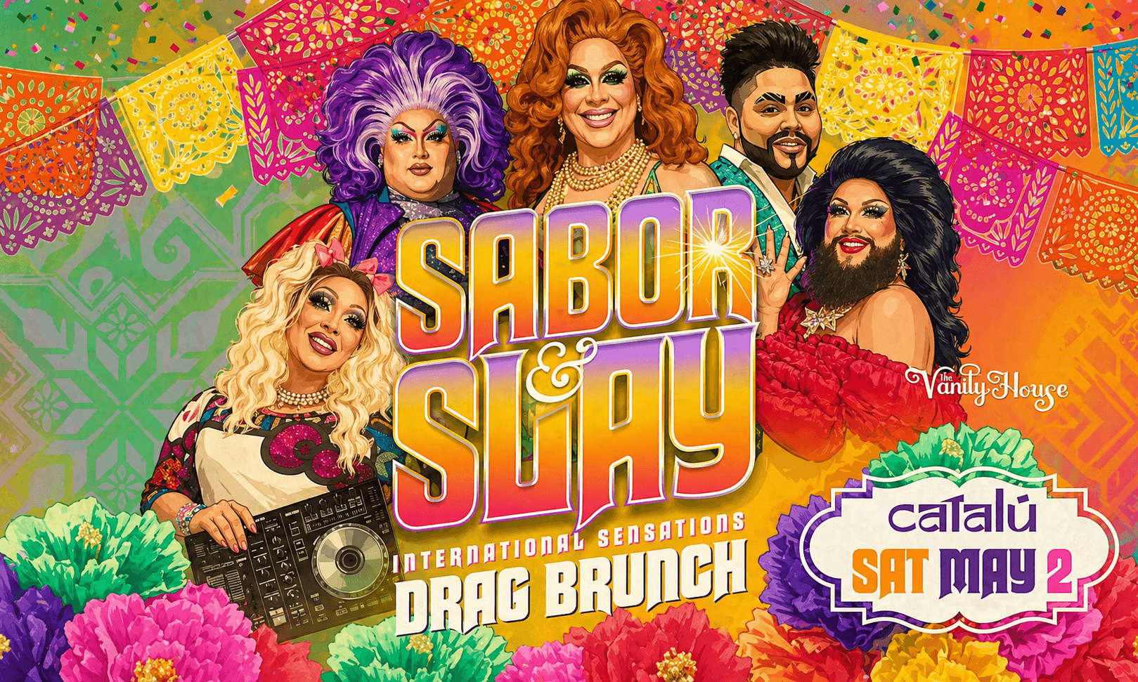 Sabor Slay International Sensations Drag Brunch by The Vanity House