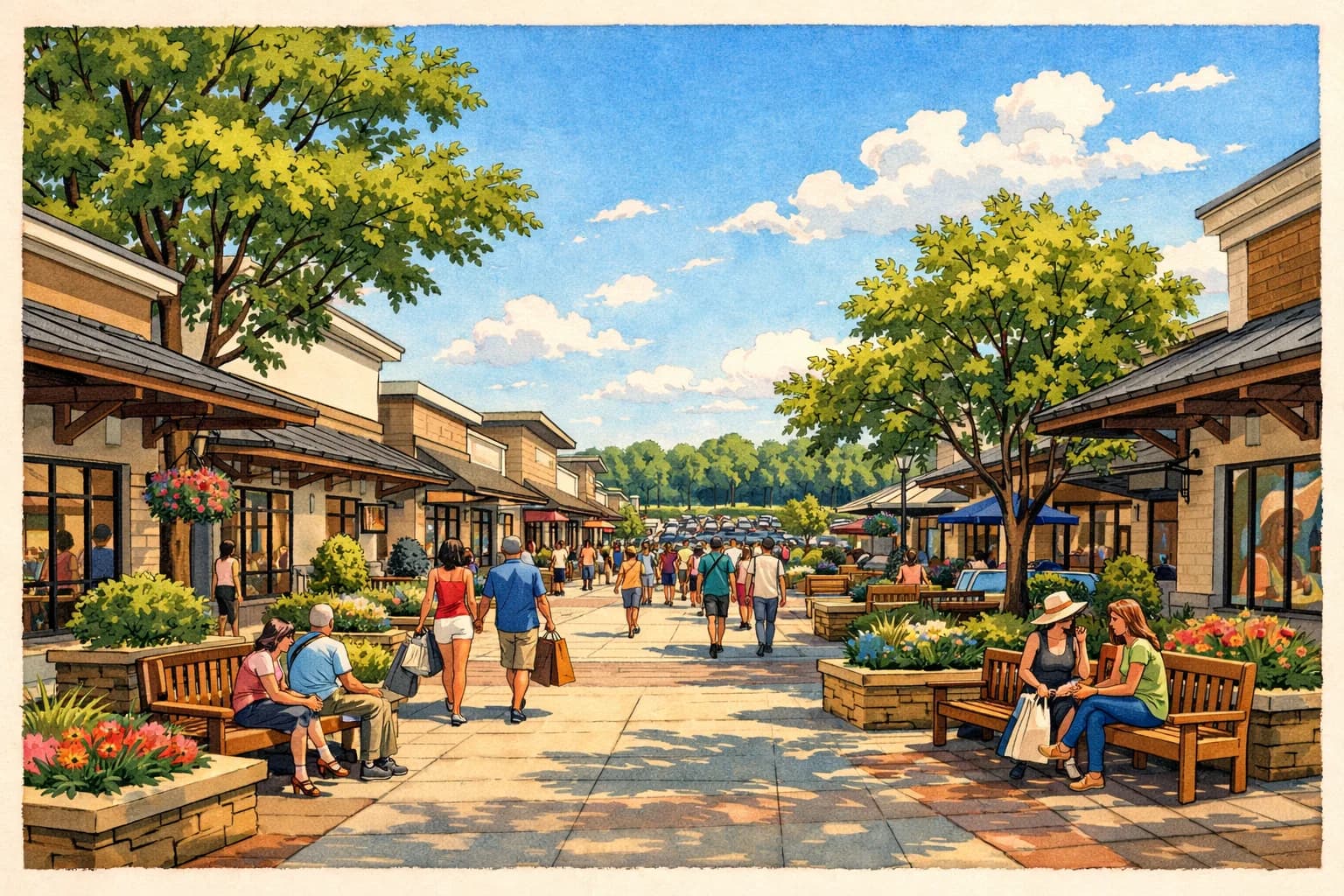 Charlotte Premium Outlets near Coyote Joe's