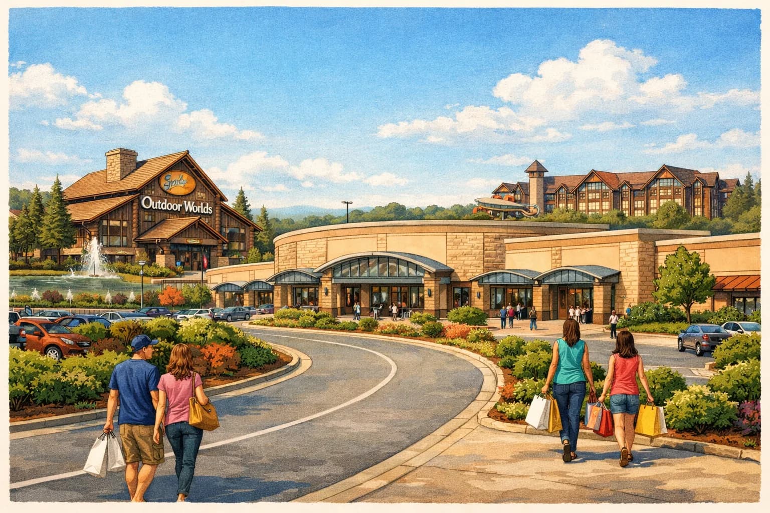 Concord Mills near Charlotte Motor Speedway