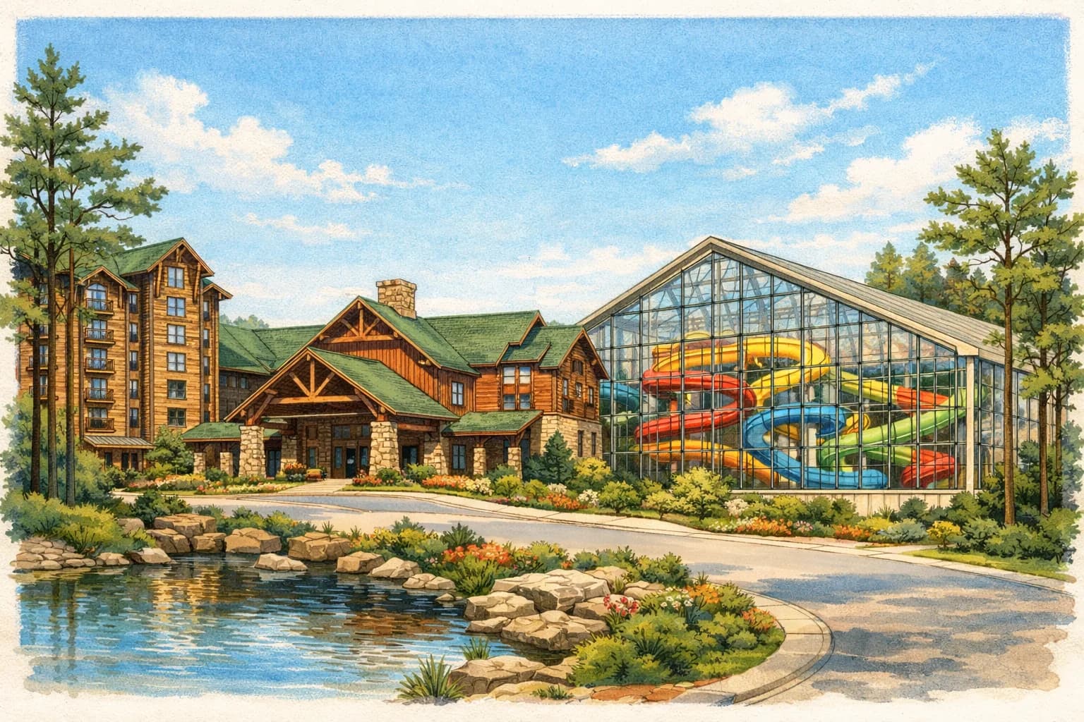 Great Wolf Lodge near Charlotte Motor Speedway