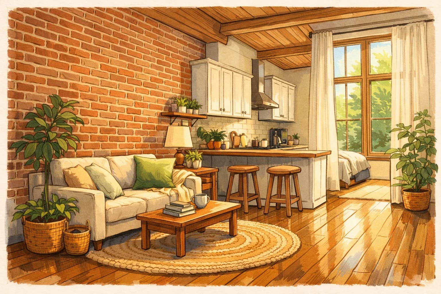 A private, self-contained loft near Duke University Medical Center
