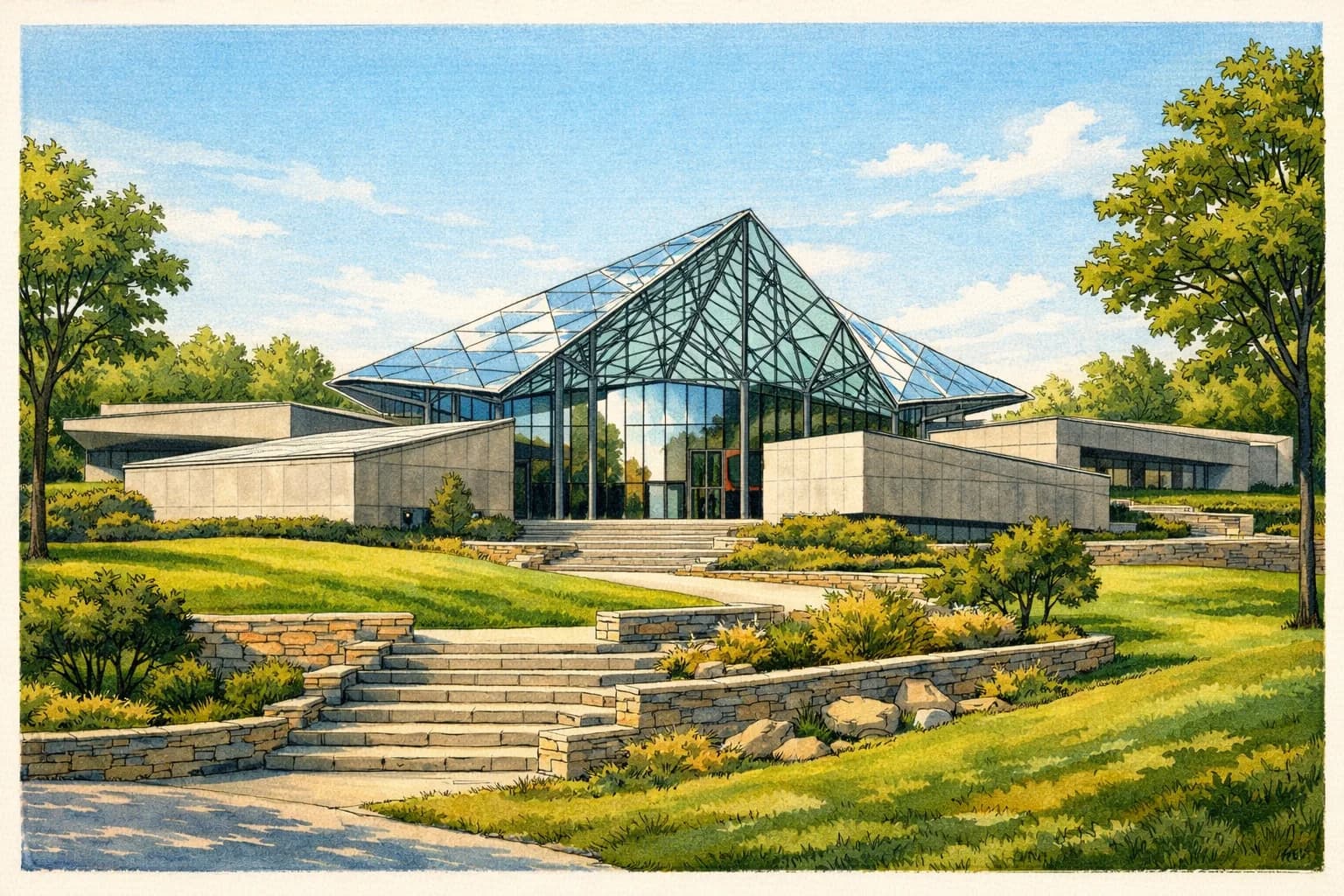Nasher Museum of Art near Page Auditorium