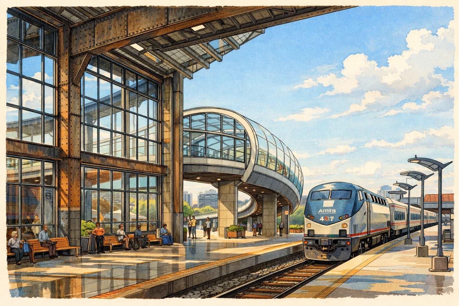 Raleigh Union Station near Dorton Arena