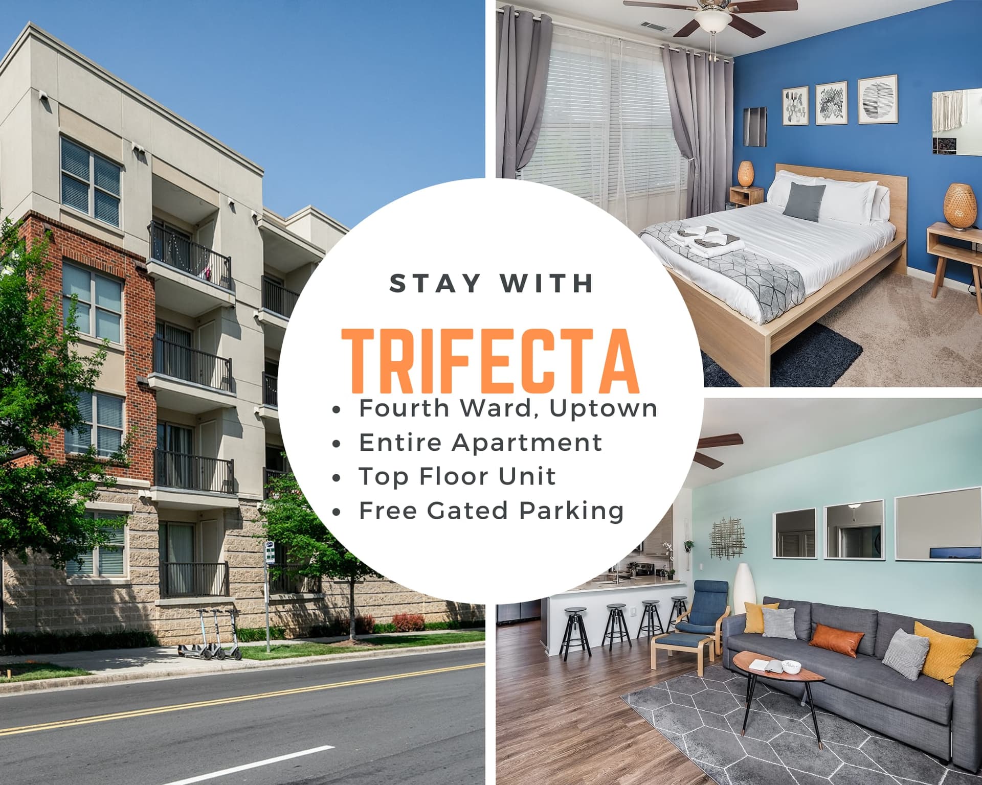 Centric Gateway furnished apartment in Charlotte