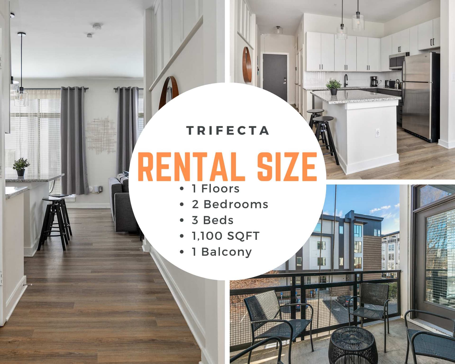 Large 2 bedroom 2 bathroom apartment
