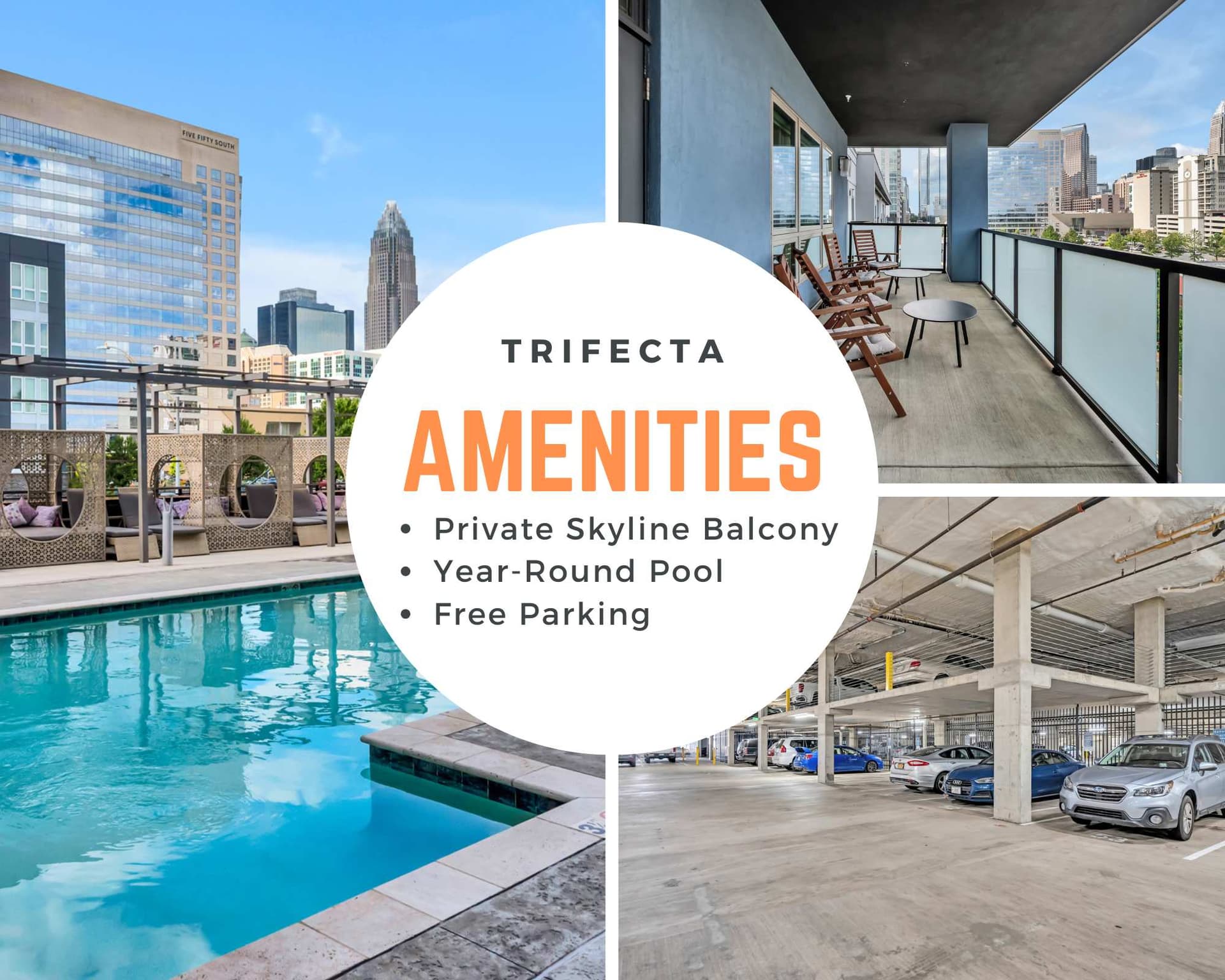 Amenities: Pool, Balcony, Parking