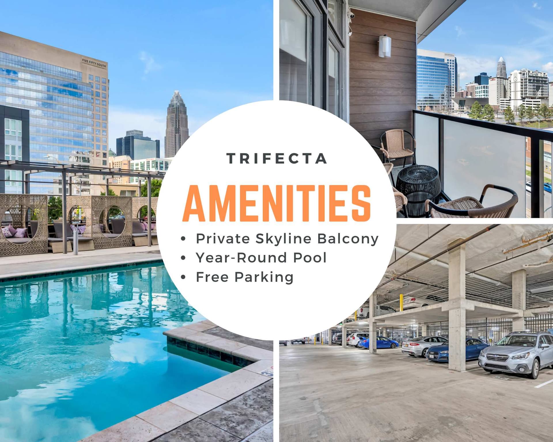Amenities: Pool, Balcony, Parking