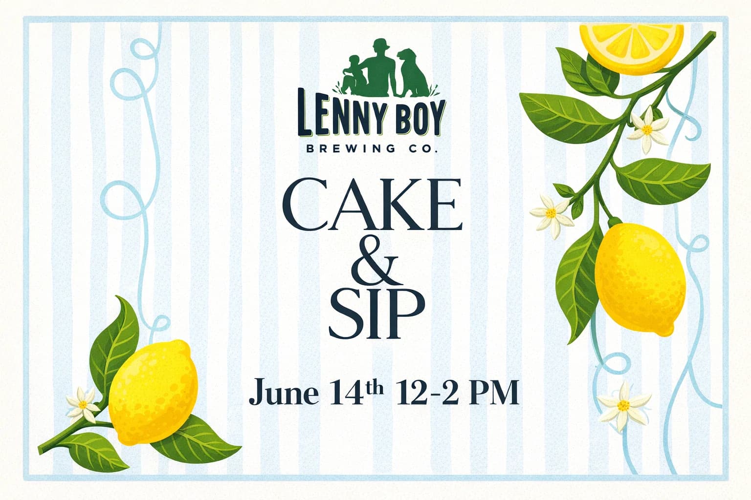 Club Cake x Lenny Boy Cake & Sip