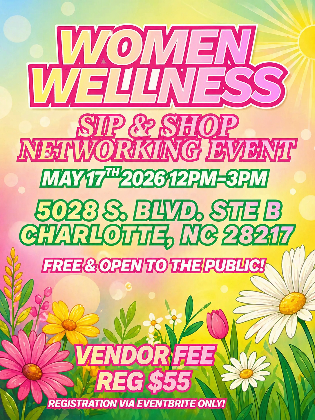 Women Wellness Sip & Shop on Sunday, May 17, 2026