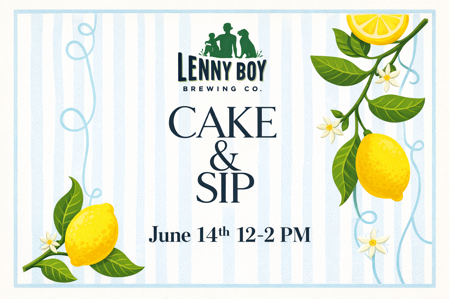 Club Cake x Lenny Boy Cake & Sip