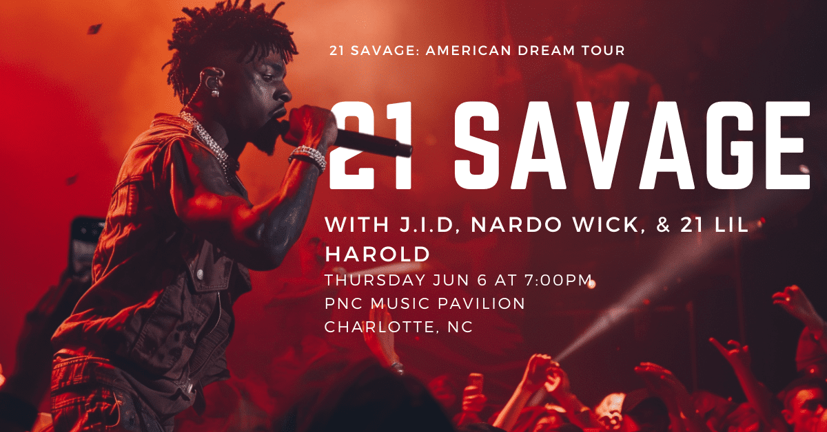 _21 Savage American Dream Tour PNC Music Pavilion Charlotte NC 21-Savage-American-Dream-Tour-PNC-Music-Pavilion-Charlotte-NC