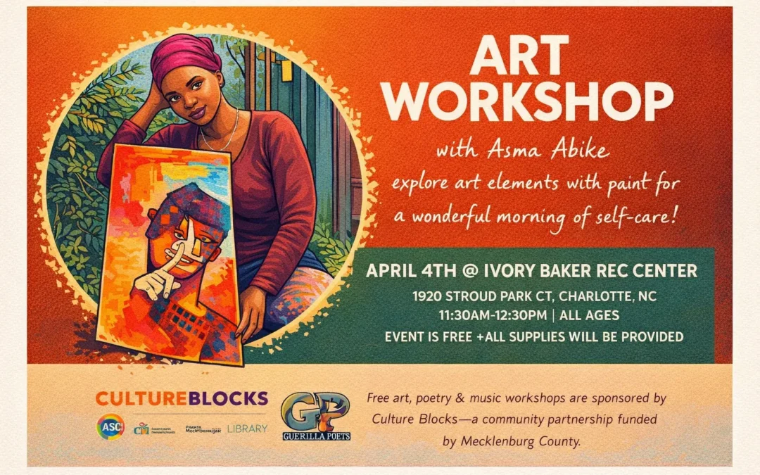 Art Workshop with CLT Artist, Asma!